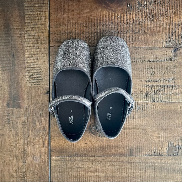 Zara Shoes Zara Toddler Girl Glitter Shoes Poshmark